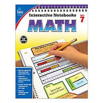 Carson-Dellosa Interactive Notebook For Math, Grade 7