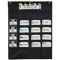 Carson-Dellosa Mini Essential Pocket Chart, 22 inch;H x 8 inch;W x 1/4 inch;D, Black, Grades Pre-K - 8