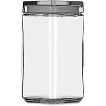 Office Settings Clear Glass Jar - 2 quart Jar, Lid - Glass - 1 Piece(s) / Each