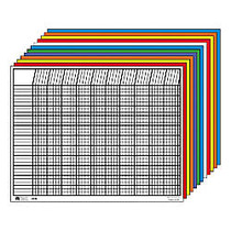 Creative Shapes Horizontal Incentive Charts, 22 inch; x 28 inch;, Multicolor, Pre-K - Grade 8, Pack Of 12