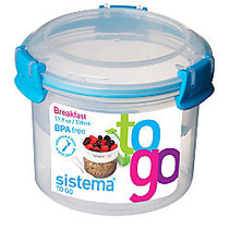 Sistema; Breakfast To Go, 2.2 Cups, Assorted Colors (No Color Choice)