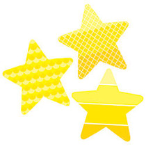 Educational D&eacute;cor Painted Palette Designer Cut-Outs, 10 inch; x 10 inch;, Stars, Pack Of 12, Grades 1-8