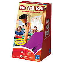 Educational Insights; No Yell Bell; Classroom Attention-Getter, 10 inch; x 4 inch;, Gold/Black, Pre-K - Grade 5