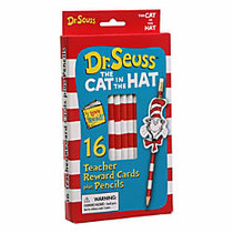 Eureka Teacher Reward Cards And Pencils, Dr. Seuss, Pack Of 16