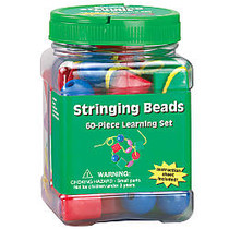 Eureka&trade; Learning Tool Tubs, Stringing Beads, Pack Of 6