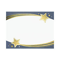 Great Papers! Foil Certificate, 8 1/2 inch; x 11 inch;, Shooting Stars, Pack Of 15