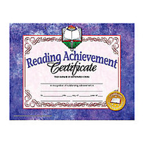 Hayes Publishing Certificates, Reading Achievement, 8 1/2 inch; x 11 inch;, Multicolor, Pre-K To Grade 12, Pack Of 30