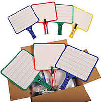 KleenSlate; Deluxe Dry-Erase Response Paddles, Handwriting, Pack Of 32