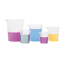 Learning Advantage Economy Beakers, Grades 1-7, Pack Of 5