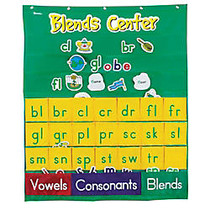 Learning Resources Blends Center Pocket Chart, 28 inch; x 34 inch;, Multicolor, Grade 1 - Grade 3
