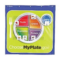 Learning Resources Healthy Helping&trade; MyPlate Pocket Chart, 28 inch; x 28 inch;, Multicolor, Kindergarten - Grade 4