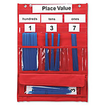 Learning Resources Pocket Chart, 17 3/4 inch; x 13 inch;, Counting And Place Value, Grades 1 And Up
