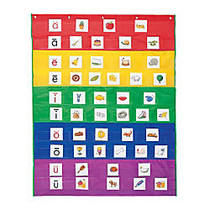 Learning Resources Rainbow Pocket Chart, 33 1/2 inch; x 42 inch;, Multicolor, Grade 1 - Grade 3