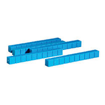 Learning Resources; Base 10 Rod Set, 7/16 inch;H x 7/16 inch;W x 3 15/16 inch;D Blue, Pre-K - Grade 12