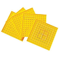 Learning Resources; Geoboards, Yellow, Pre-K - College, Pack Of 5