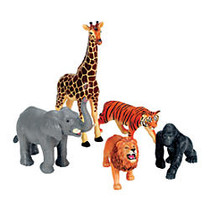 Learning Resources; Jumbo Jungle Animals, Grades Pre-K - 3, Set Of 5