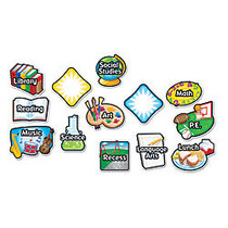 Learning Resources; Magnetic Subject Labels, 6 inch; x 4 inch;, Multicolor, Pre-K - Grade 12, Pack Of 13