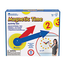Learning Resources; Magnetic Time Activity Set, Grades Pre-K - 8