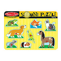 Melissa & Doug Pets 8-Piece Sound Puzzle