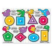 Melissa & Doug Shapes Peg Puzzle