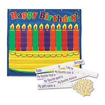 Pacon; Birthday Pocket Chart, 35 inch; x 33 inch;