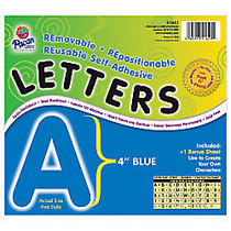 Pacon; Self-Adhesive Letters, 4 inch;, Blue, Pack Of 78