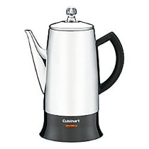 Cuisinart; 12-Cup Percolator, Silver