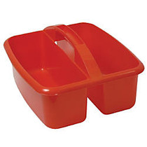 Romanoff Products Large Utility Caddy, 6 3/4 inch;H x 11 1/4 inch;W x 12 3/4 inch;D, Red, Pack Of 3