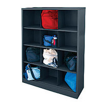 Sandusky Cubbie Storage Organizer, 66 inch; x 46 inch; x 18 inch;, 50% Recycled, Charcoal