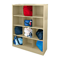 Sandusky Cubbie Storage Organizer, 66 inch; x 46 inch; x 18 inch;, 50% Recycled, Putty