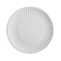 Dixie White Paper Plates, 9-in dia., 4 Packs of 250/Carton