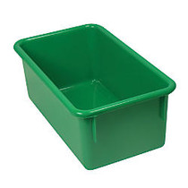 Stowaway; Storage Container, No Lid, 5 1/2 inch;H x 8 inch;W x 13 1/2 inch;D, Green, Pack Of 5