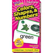 Trend All Facts Skill Drill Flash Cards, Colors, Shapes And Numbers, Pack Of 96 Cards