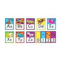 TREND Awesome Animals Manuscript Alphabet Bulletin Board Set, 6 1/2 inch; x 8 1/2 inch;, Multicolor, Pre-K - Grade 2