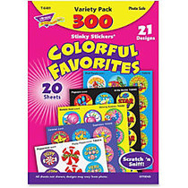 Trend Colorful Favorites Stinky Stickers Variety Pack - Self-adhesive - Acid-free, Non-toxic, Photo-safe - Assorted - 1 / Pack