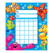 TREND Incentive Pad, Sea Buddies, 5 1/4 inch; x 6 inch;, Assorted Colors, Pad Of 36 Charts