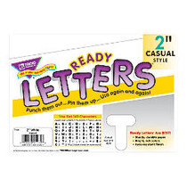 TREND Ready Letters;, 2 inch;, Casual Letters/Numbers, White, Pre-K - Grade 8, Pack Of 142