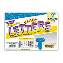 TREND Ready Letters;, 2 inch;, Sparkle Casual Letters/Numbers, Blue, Pre-K - Grade 8, Pack Of 142