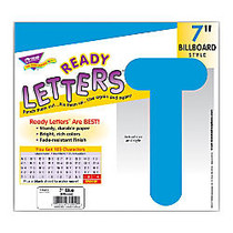 TREND Ready Letters;, Billboard, 7 inch;, Blue, Pre-K - Grade 12, Pack Of 105