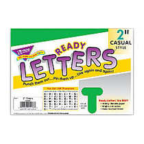TREND Ready Letters;, Casual, 2 inch;, Green, Pre-K - Grade 12, Pack Of 142