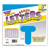 TREND Ready Letters;, Casual, 3 inch;, Blue, Pre-K - Grade 12, Pack Of 124