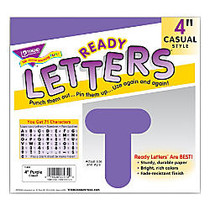 TREND Ready Letters;, Casual, 4 inch;, Purple, Pre-K - Grade 12, Pack Of 71