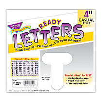 TREND Ready Letters;, Casual, 4 inch;, White, Pre-K - Grade 5, Pack Of 72