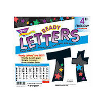 TREND Ready Letters;, Friendly Combo, 4 inch;, Stargazer, Pre-K - Grade 12, Pack Of 225