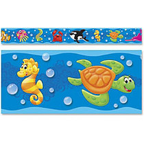 Trend Sea Buddies Collection Bolder Borders - Learning, Fun Theme/Subject - Precut, Durable, Reusable - 2.75 inch; Width x 429 inch; Length - Assorted - 1 Pack