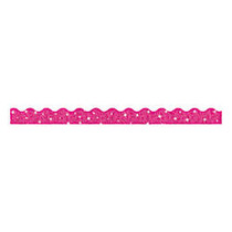 TREND Sparkle Terrific Trimmers, 2 1/4 inch; x 39 inch;, Hot Pink, Pack Of 10