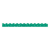 TREND Sparkle Terrific Trimmers, 2 1/4 inch; x 39 inch;, Teal, Pack Of 10