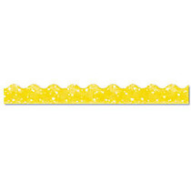 TREND Sparkle Terrific Trimmers, 2 1/4 inch; x 39 inch;, Yellow, Pack Of 12