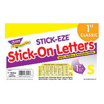 TREND STICK-EZE; Stick-On Letters, 1 inch;, Yellow, Pre-K - Grade 12, Pack Of 324