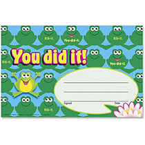 Trend You did it! Frogs Recognition Award - 8.50 inch; x 5.50 inch; - Multicolor